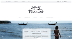 Desktop Screenshot of helloitsvalentine.fr